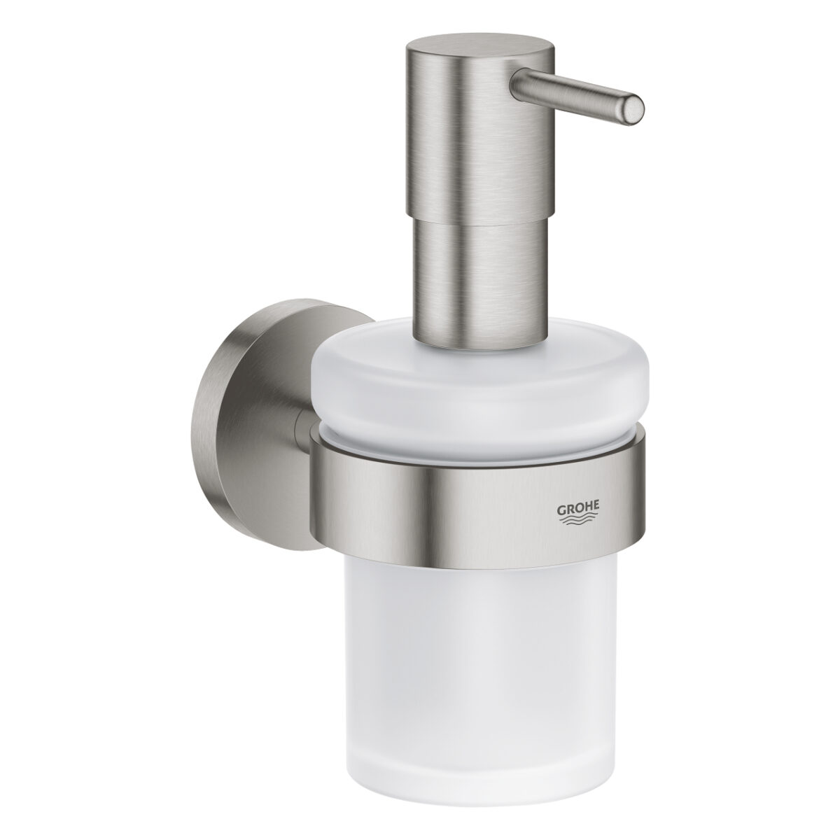 ESSENTIALS ΝΤΙΣΠΕΝΣΕΡ ΜΠΑΝΙΟΥ ΜΕ ΣΤΗΡΙΓΜΑ SUPERSTEEL 40448DC1 GROHE - Image 1