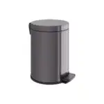 ΧΑΡΤΟΔΟΧΕΙΟ 6 ΛΙΤΡΩΝ SOFT CLOSE BRUSHED GUN METAL 591.00.40 VERDI