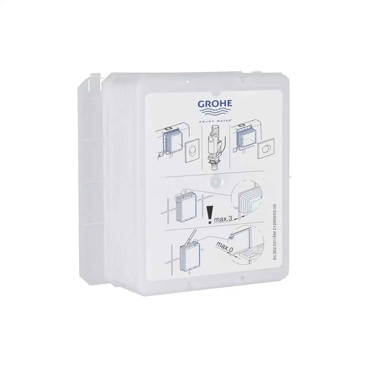 66791000 ΑΝΤΑΠΤΟΡΑΣ ΓΙΑ ΠΛΑΚΕΤΕΣ 17 CM 66791000 GROHE - Image 1